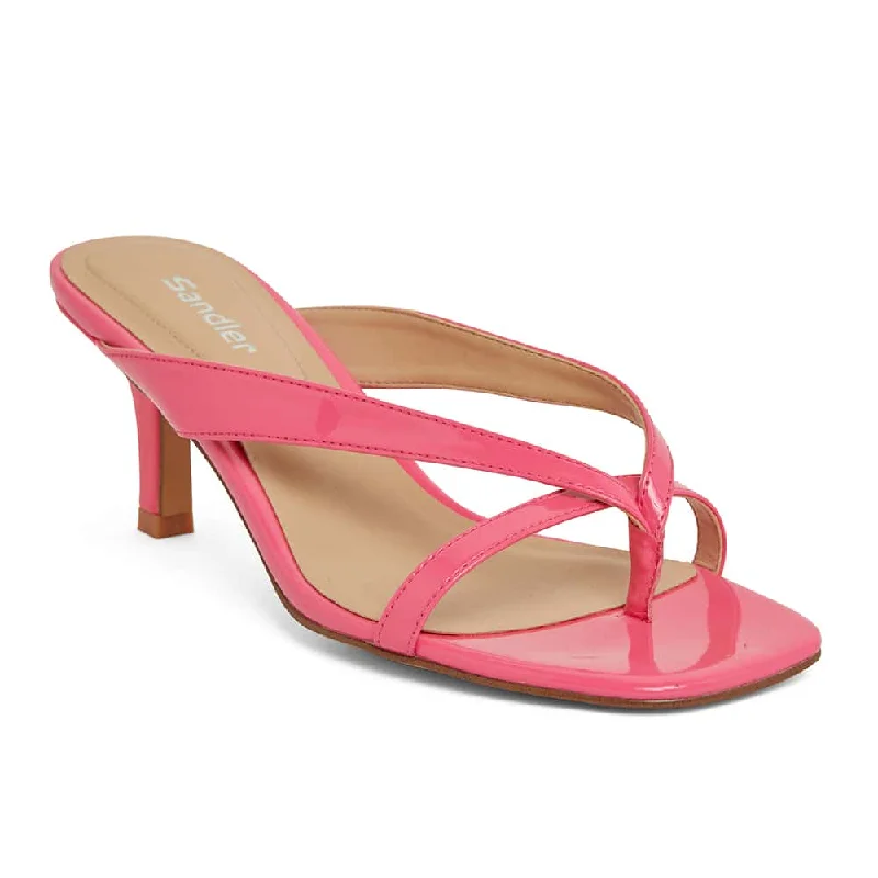 Madrid Heel in Pink  Patent