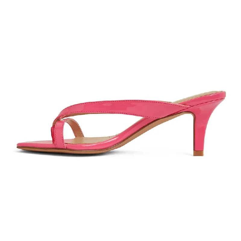 Madrid Heel in Pink  Patent