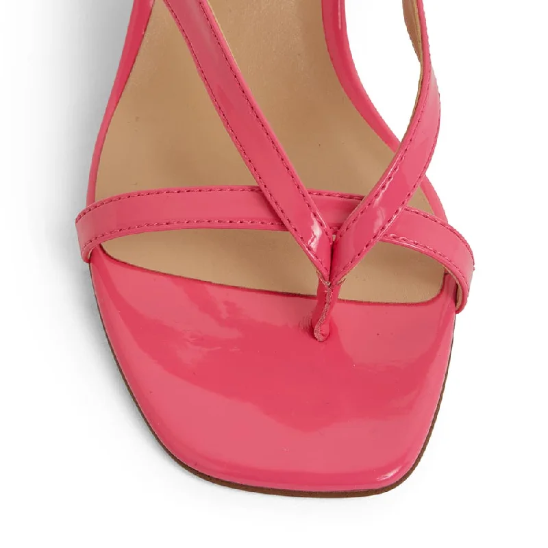 Madrid Heel in Pink  Patent