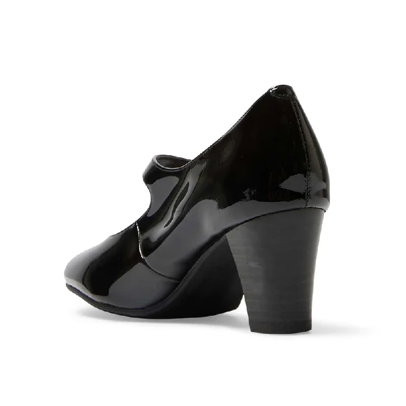 Melanie Heel in Black Patent