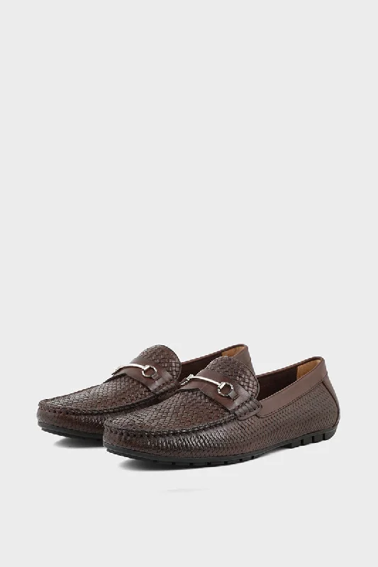 Men Casual Driving Mocs M26076-Brown