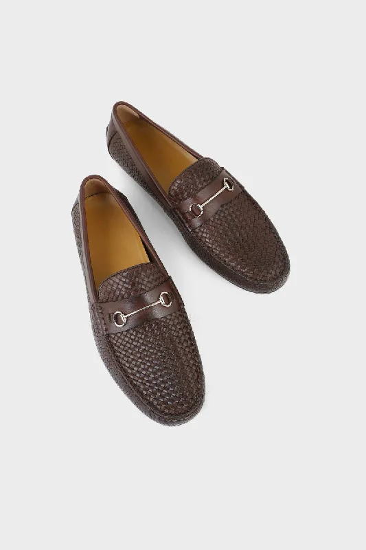 Men Casual Driving Mocs M26076-Brown