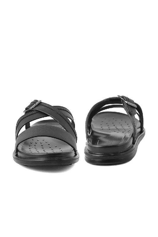 Men Casual Slipper M18034-Black