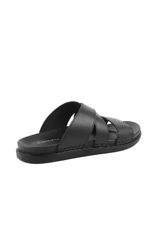 Men Casual Slipper M18043-Black