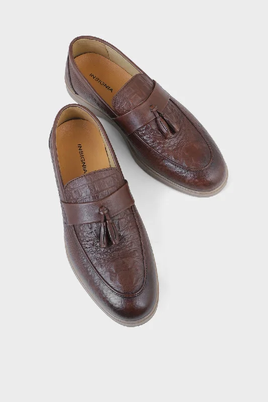 Men Formal Loafers MF7001-Brown