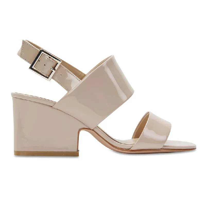 Montego Heel in Nude Patent