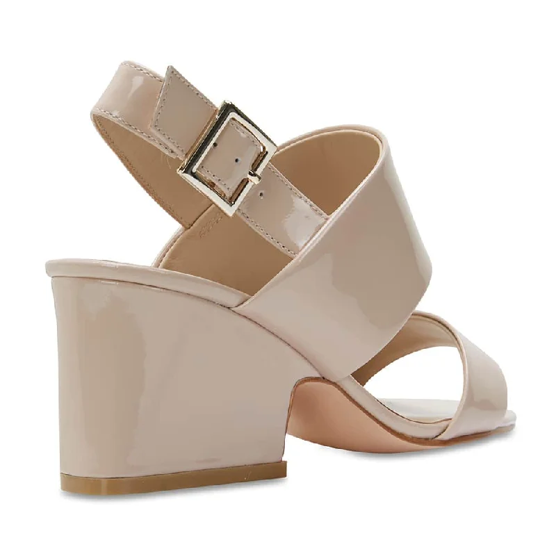 Montego Heel in Nude Patent