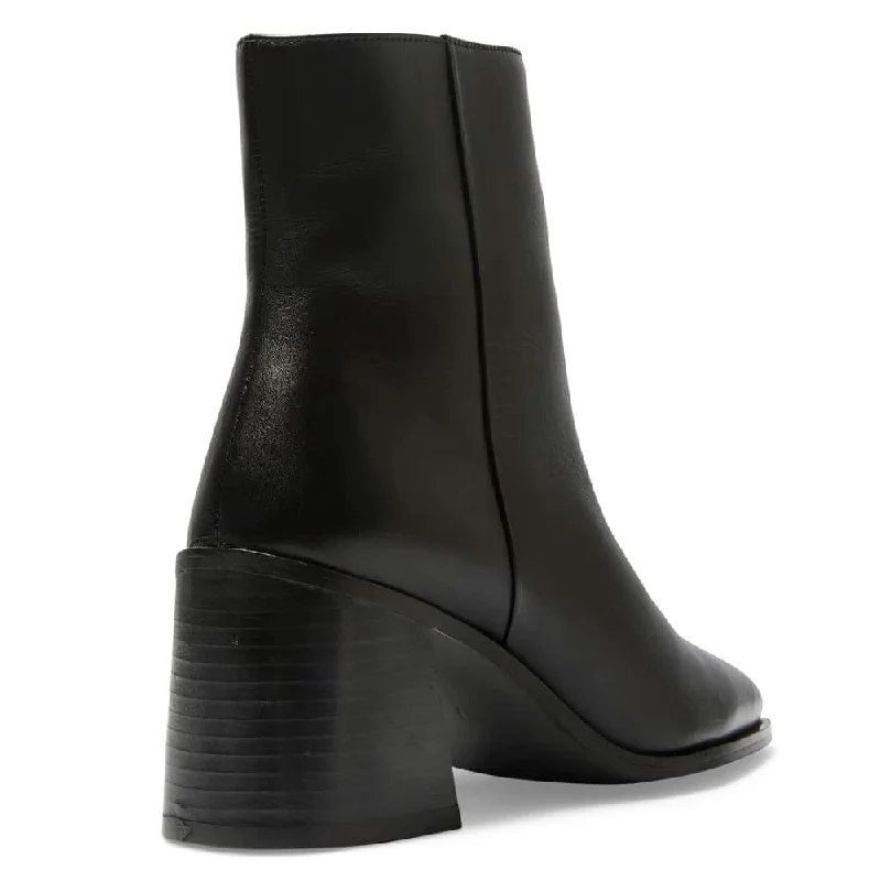 Morocco Boot in Black Leather