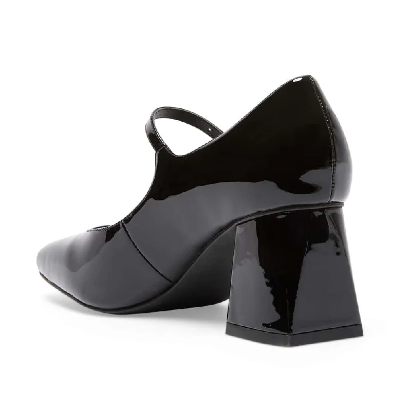 Nancy Heel in Black Patent