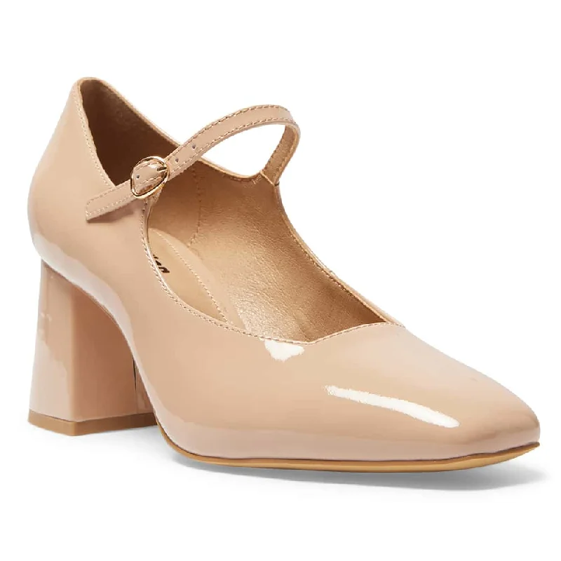 Nancy Heel in Nude Patent