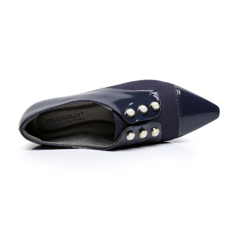 Vintage Charm Shoes - Navy (278.003)