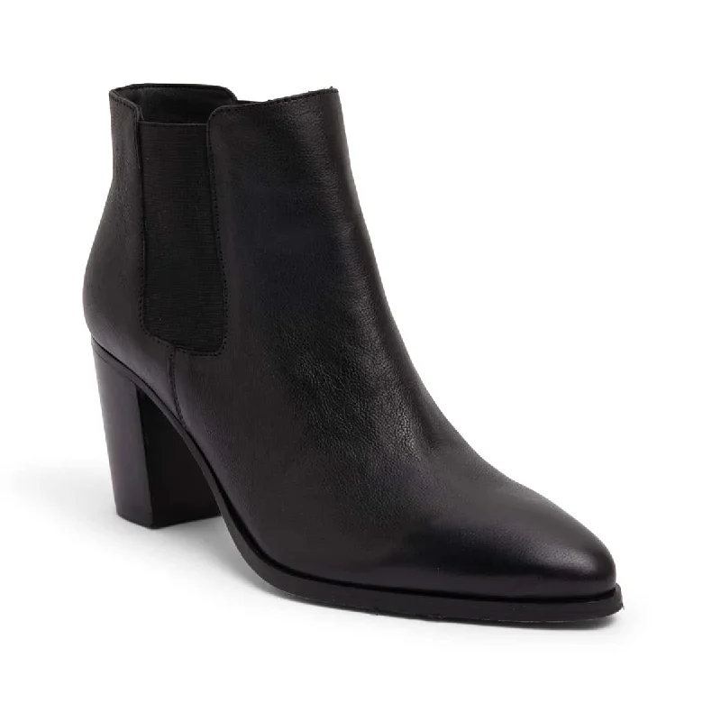 Neddy Boot in Black Leather