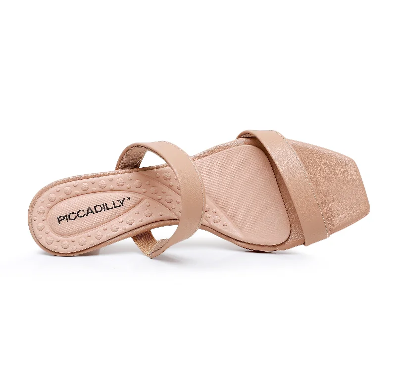 Strappy Chic Kitten Sandals - Nude Nappa (588.001)