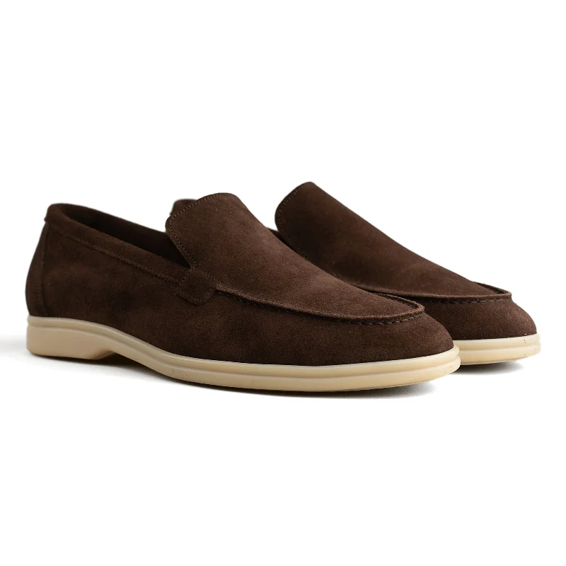 Palma Flex - Dark Brown Suede