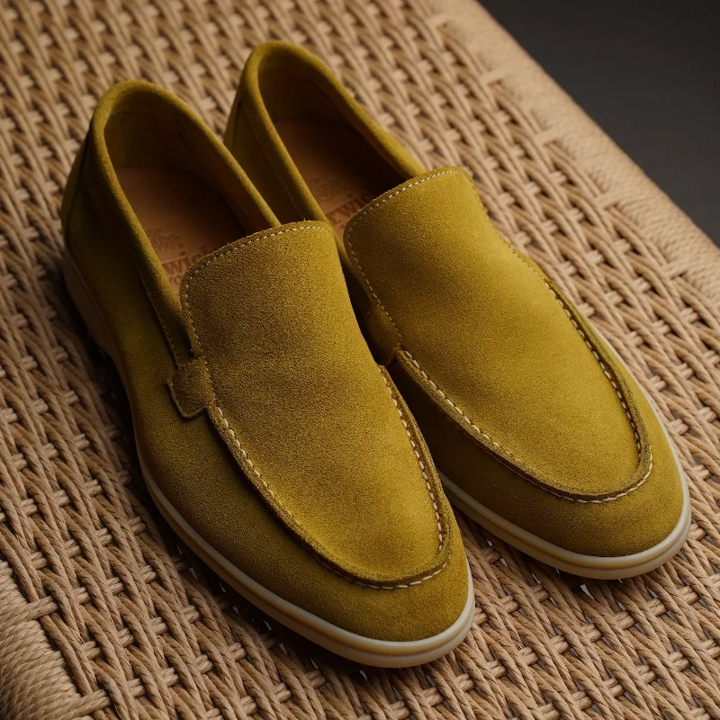 Palma Flex - Mustard Yellow Suede