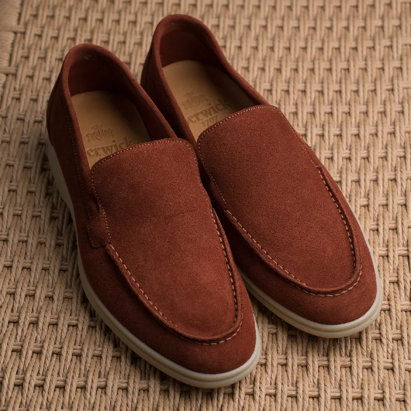 Palma Flex - Rust Suede