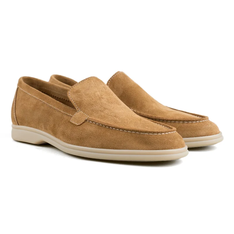 Palma Flex - Tan Brown Suede