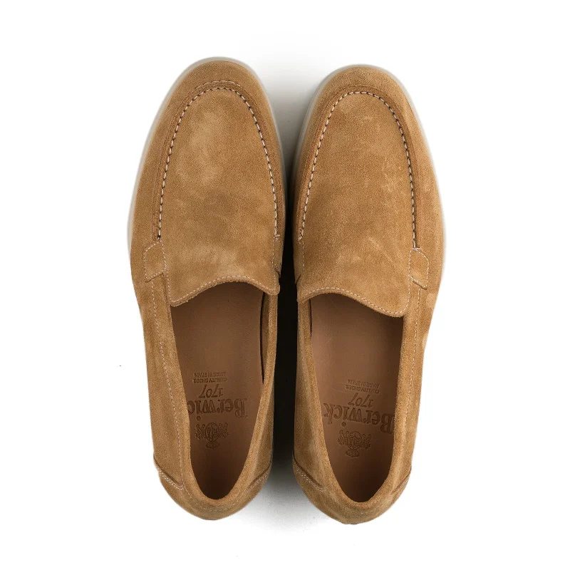 Palma Flex - Tan Brown Suede