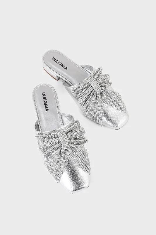 Party Wear Mule I47231-Silver