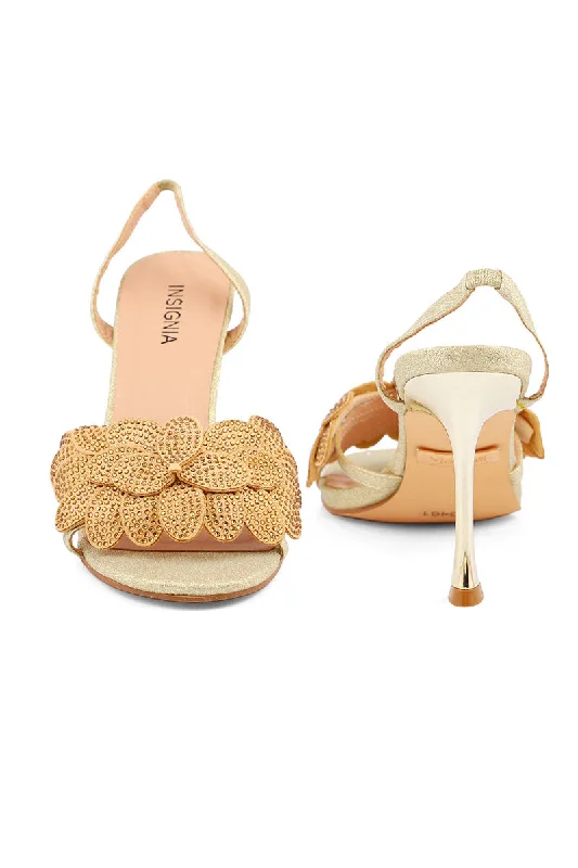 Party Wear Sandal I23461-Golden