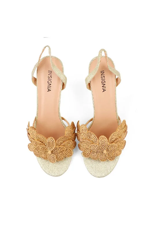 Party Wear Sandal I23461-Golden