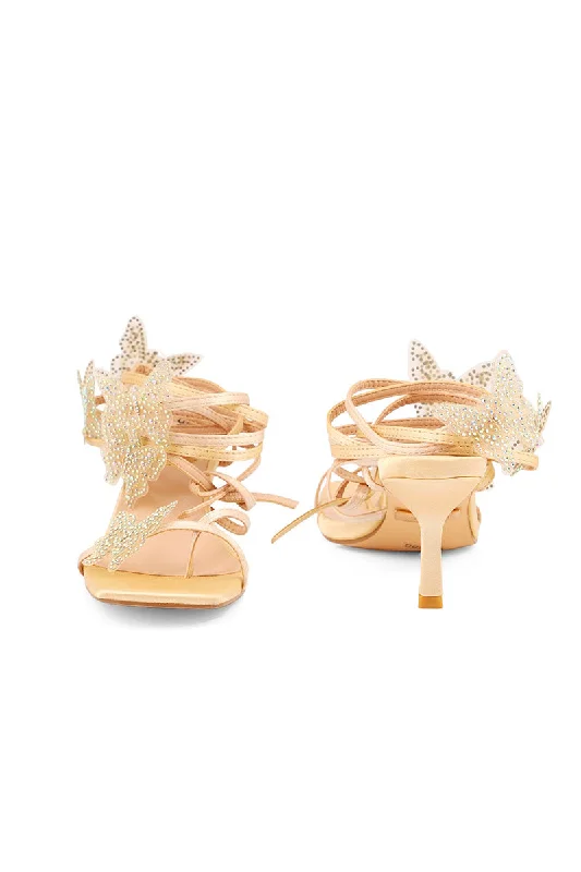 Party Wear Sandal I23680-Golden