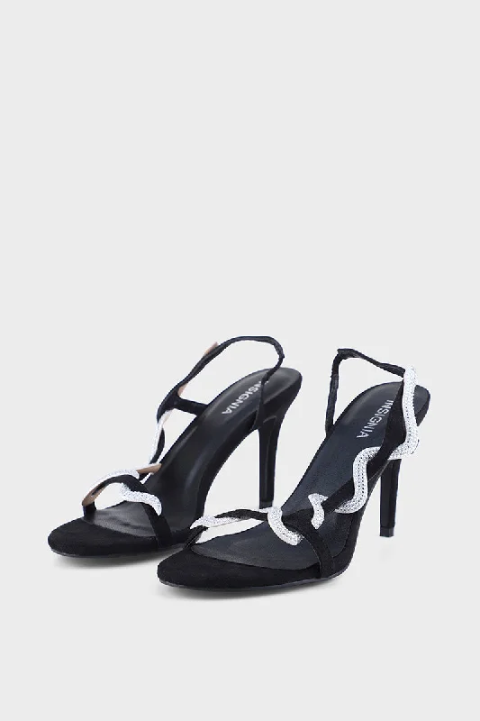 Party Wear Sandal I23700-Black