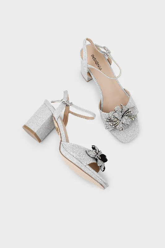 Party Wear Sandal I23708-Silver