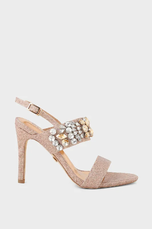 Party Wear Sandal I23711-ROSE GOLD