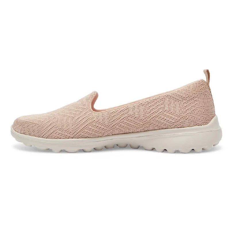 Perry Sneaker in Blush Stretch