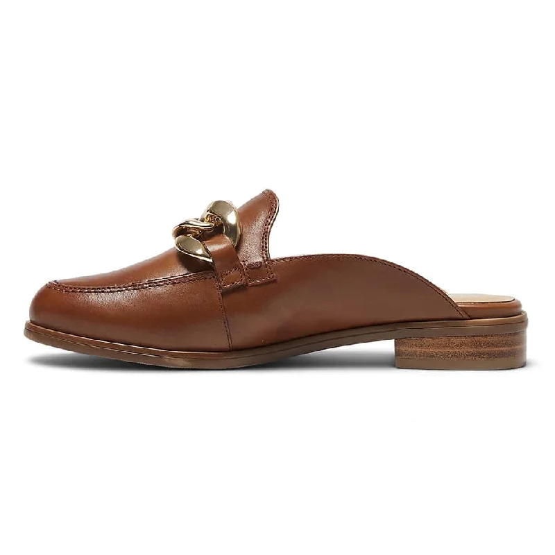 Pivot Loafer in Mid Brown Leather