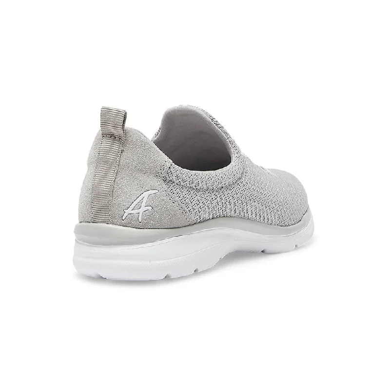 Quattro Sneaker in Light Grey Knit