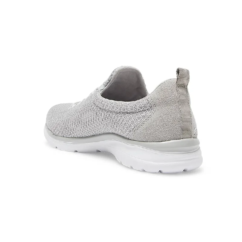 Quattro Sneaker in Light Grey Knit