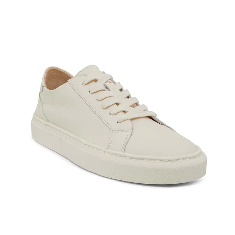 Reese Sneaker in Cream  Leather