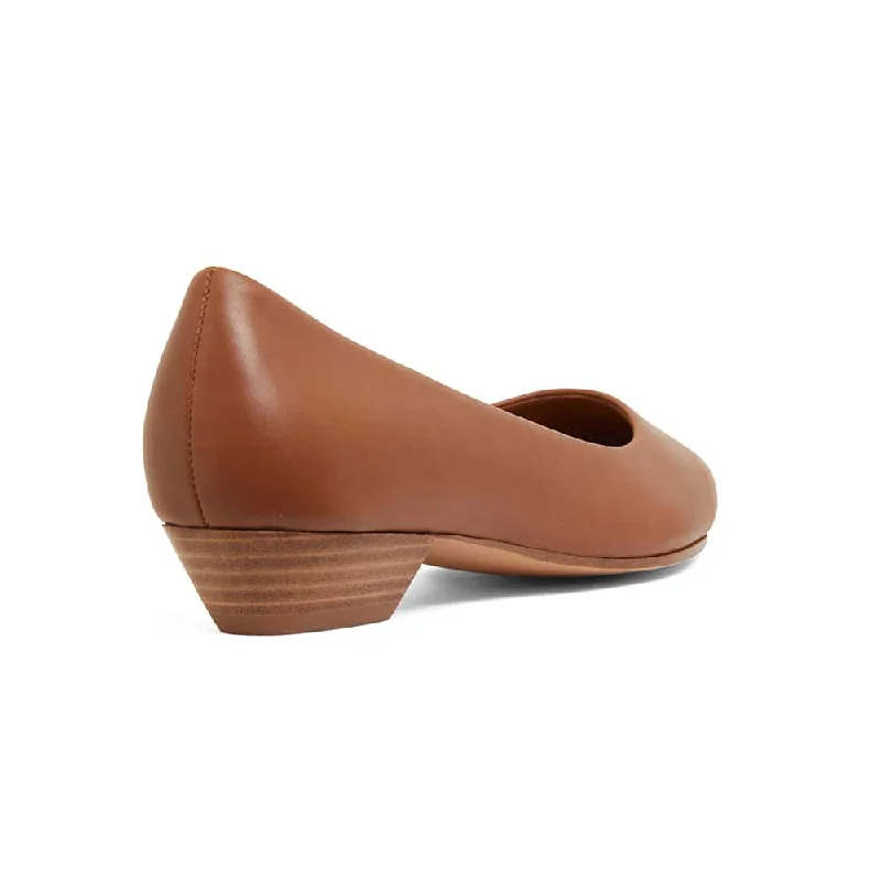 Regal Heel in Cognac Leather