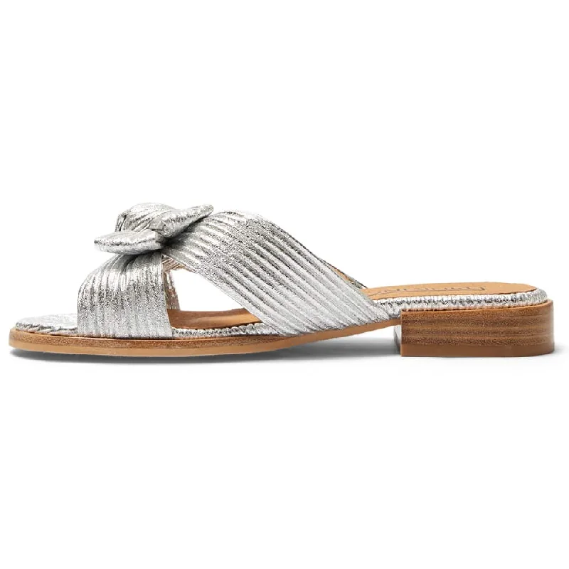 Rhapsody Flat in Silver Pleat