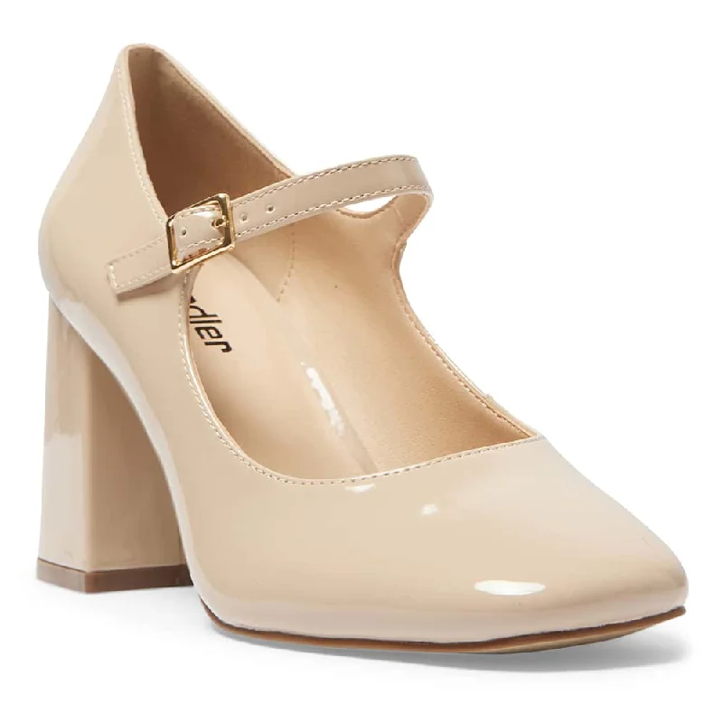 Roma Heel in Nude Patent