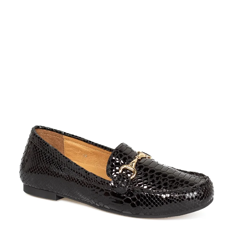 ROMEO Black Patent Croc