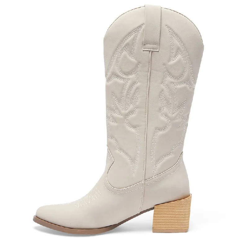 Ryder Boot in Nude Micro Smooth