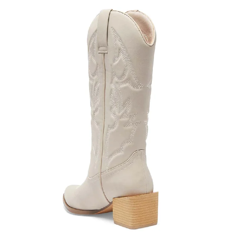 Ryder Boot in Nude Micro Smooth