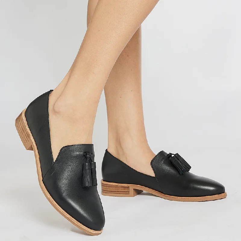 Salvador Loafer in Black Leather