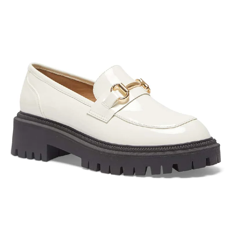 Samuel Loafer in Bone Patent