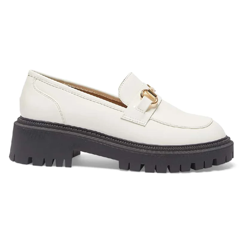 Samuel Loafer in Bone Patent