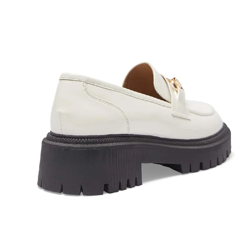 Samuel Loafer in Bone Patent