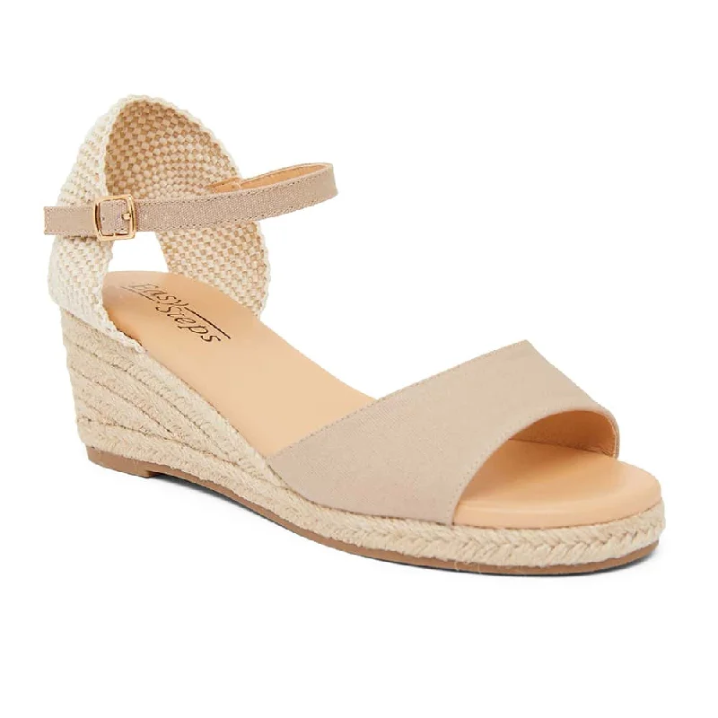 Scout Espadrille in Natural Fabric