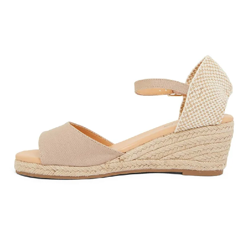 Scout Espadrille in Natural Fabric