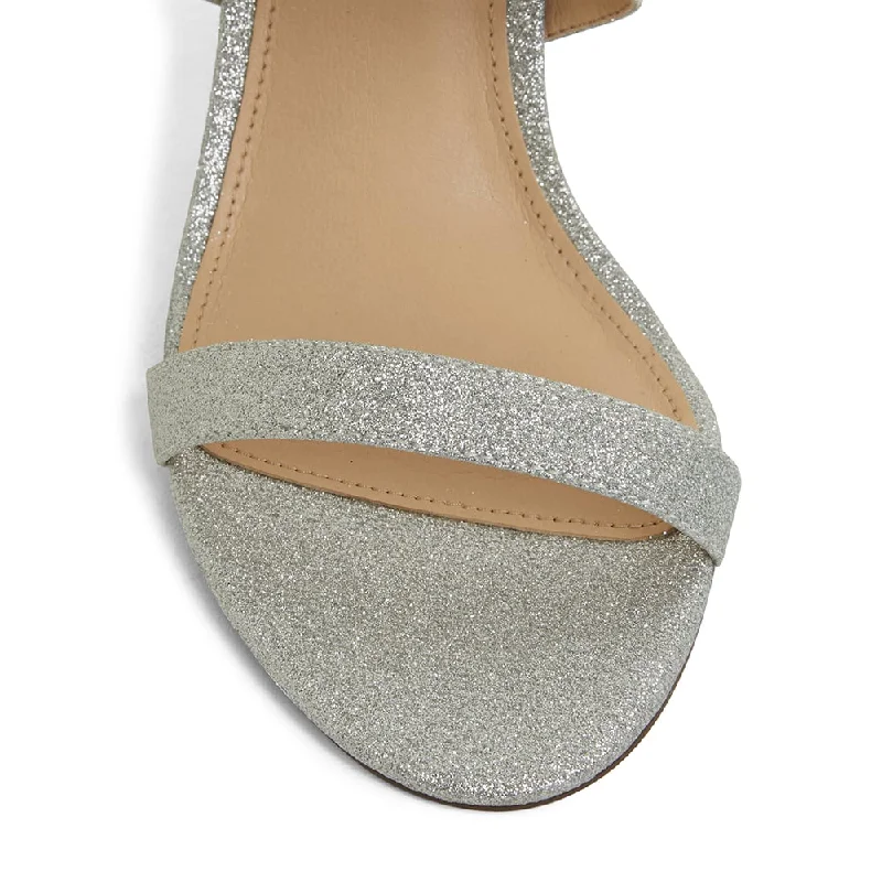 Shari Heel in Silver