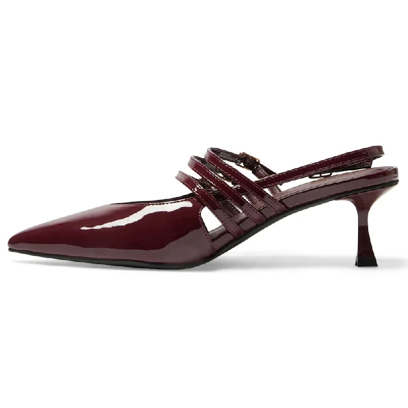 Stacey Heel in Wine Patent