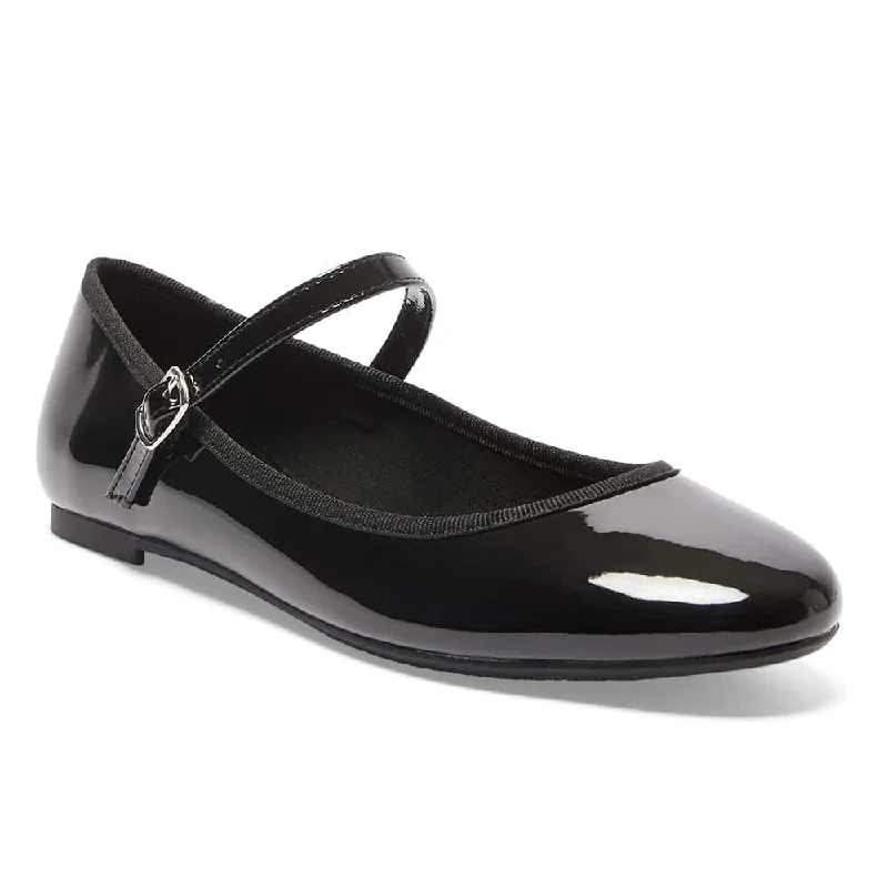 Sweet Flat in Black Patent