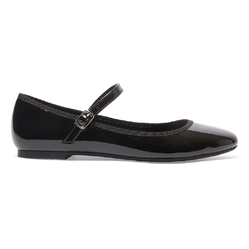 Sweet Flat in Black Patent